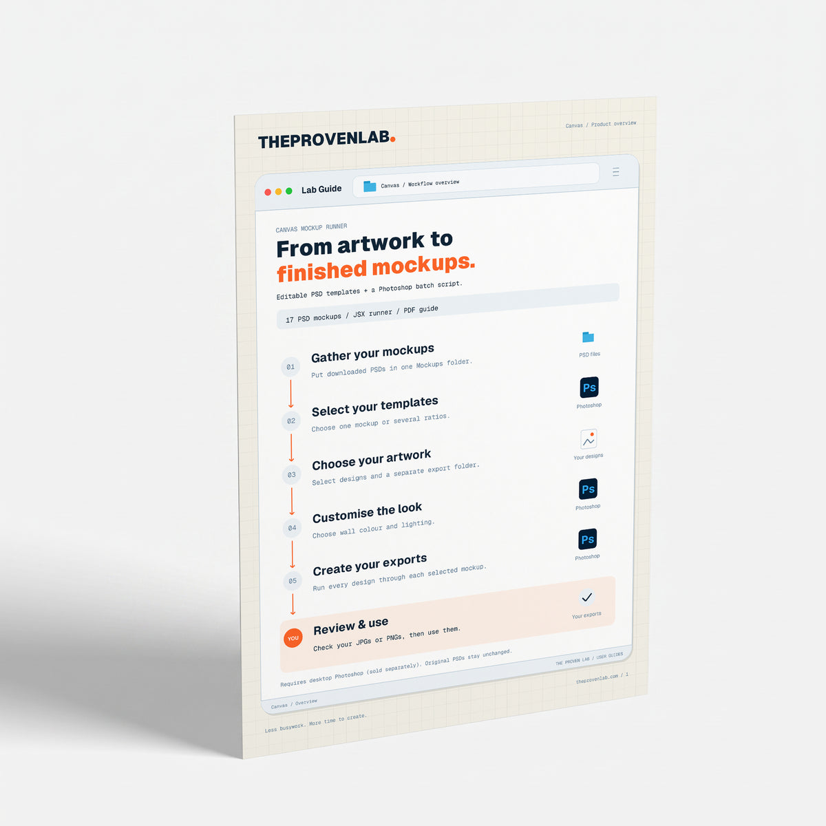 CANVAS MOCKUP RUNNER