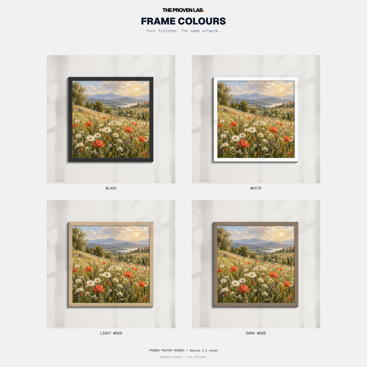 FRAMED POSTER MOCKUP RUNNER