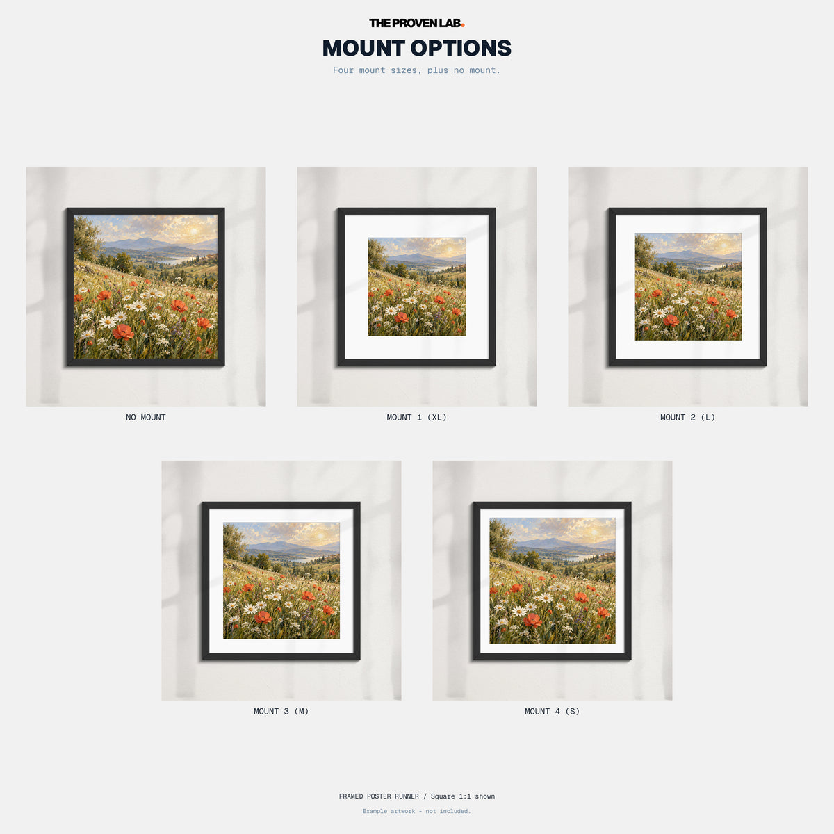 FRAMED POSTER MOCKUP RUNNER